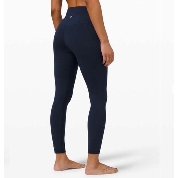 Lululemon Align High Rise Pant with Pockets 25"True Navy Size 8 - Picture 1 of 8
